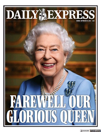 Daily Express (UK) Newspaper Front Page for 19 September 2022