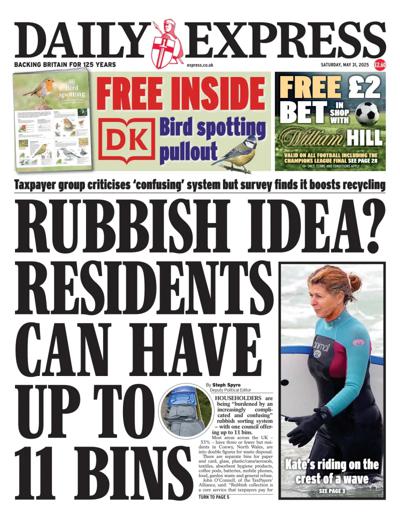 Daily Express (UK) Newspaper Front Page for 31 May 2025