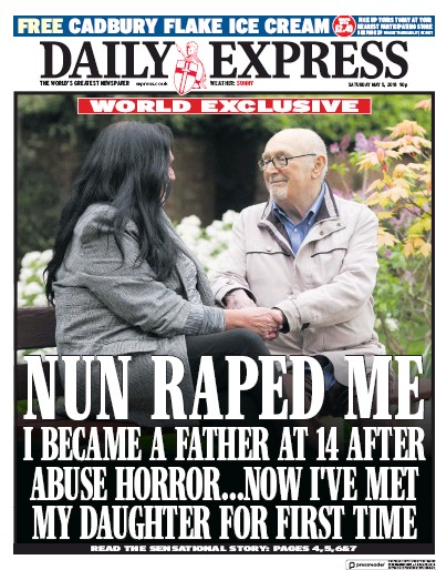 Daily Express (UK) Newspaper Front Page for 5 May 2018