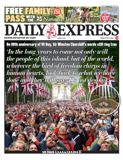 Daily Express (UK) Newspaper Front Page for 6 May 2025