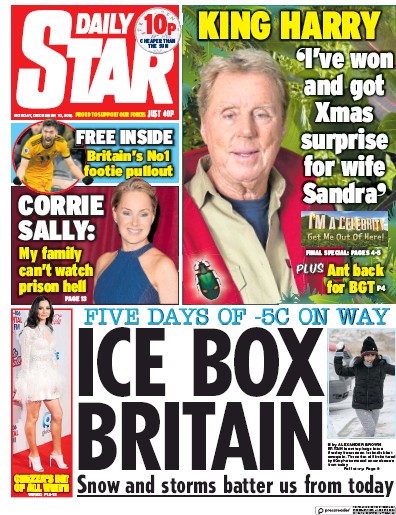 Daily Star Newspaper Front Page for 10 December 2018