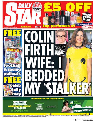 Daily Star Newspaper Front Page for 10 March 2018