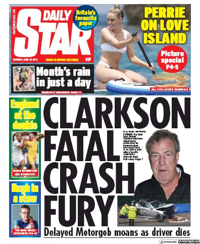 Daily Star Newspaper Front Page for 10 June 2019