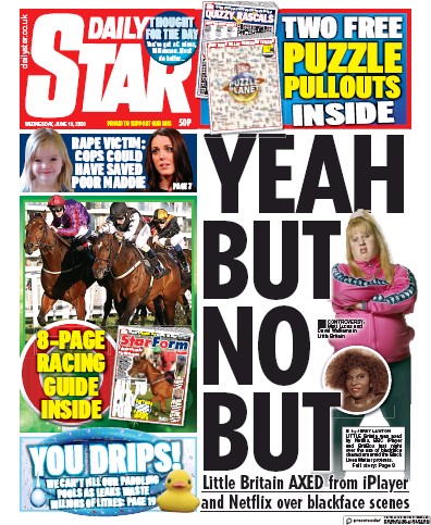 Daily Star Newspaper Front Page for 10 June 2020