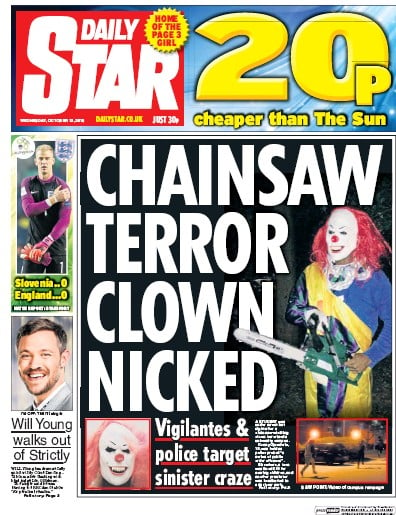 Daily Star Newspaper Front Page for 12 October 2016