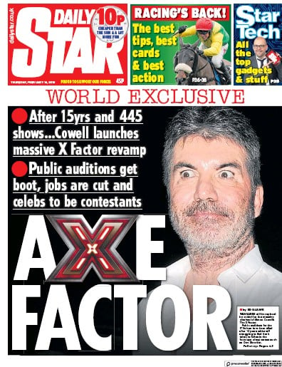 Daily Star Newspaper Front Page for 14 February 2019