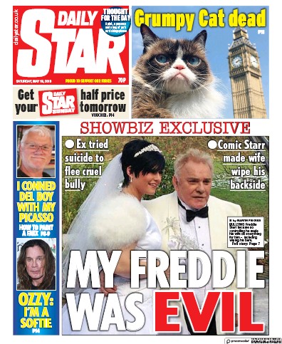 Daily Star Newspaper Front Page for 18 May 2019