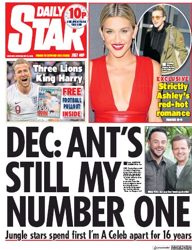 Daily Star Newspaper Front Page for 19 November 2018