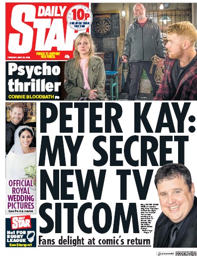 Daily Star Newspaper Front Page for 22 May 2018
