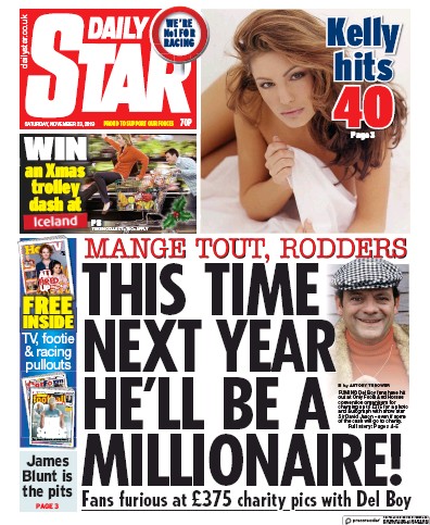 Daily Star Newspaper Front Page for 23 November 2019
