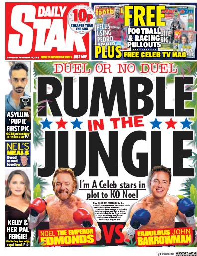 Daily Star Newspaper Front Page for 24 November 2018