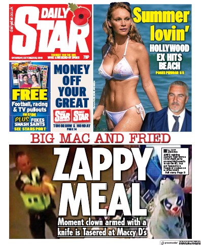 Daily Star Newspaper Front Page for 26 October 2019