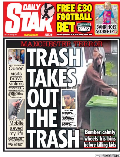 Daily Star Newspaper Front Page for 26 May 2017