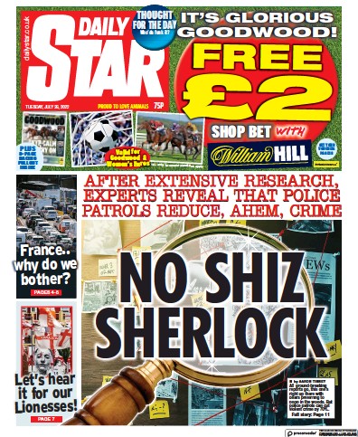 Daily Star Newspaper Front Page for 26 July 2022
