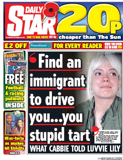 Daily Star Newspaper Front Page for 29 October 2016