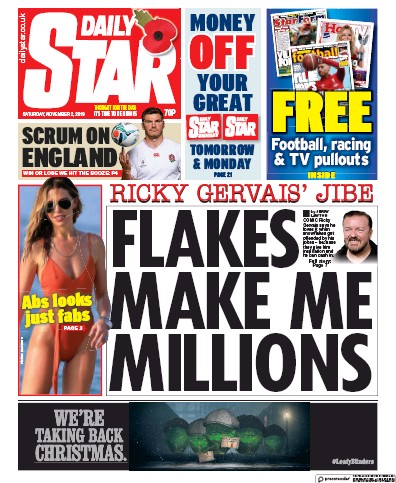 Daily Star Newspaper Front Page for 2 November 2019