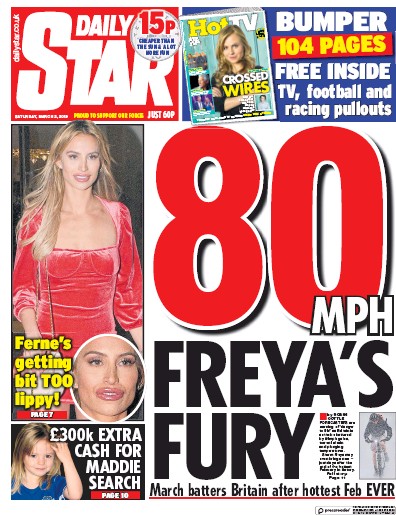 Daily Star Newspaper Front Page for 2 March 2019