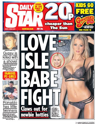 Daily Star Newspaper Front Page for 30 June 2017