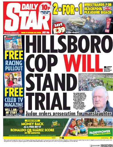 Daily Star Newspaper Front Page for 30 June 2018