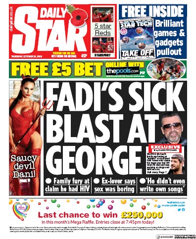 Daily Star Newspaper Front Page for 31 October 2019
