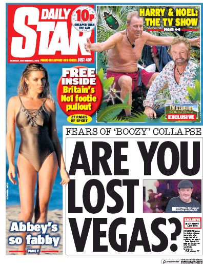 Daily Star Newspaper Front Page for 3 December 2018