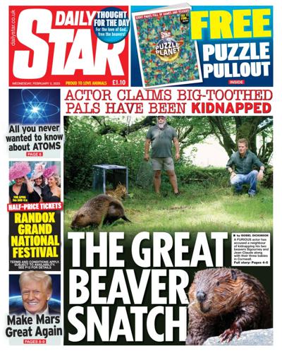 Daily Star (UK) Newspaper Front Page for 5 February 2025