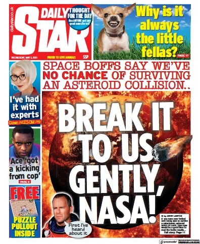 Daily Star Newspaper Front Page for 5 May 2021