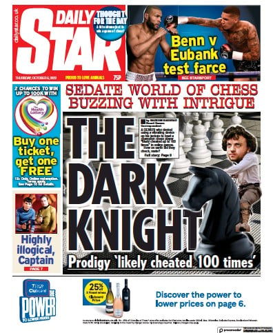 Daily Star Newspaper Front Page for 6 October 2022