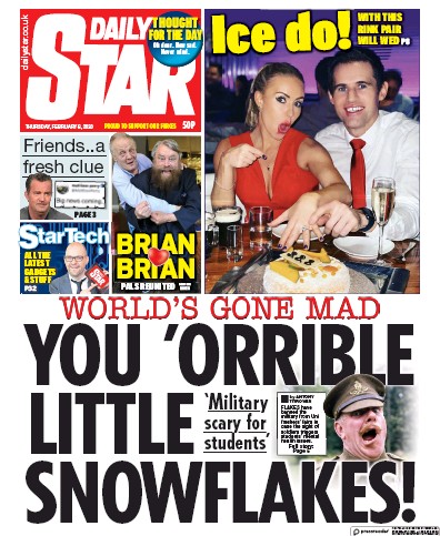 Daily Star Newspaper Front Page for 6 February 2020