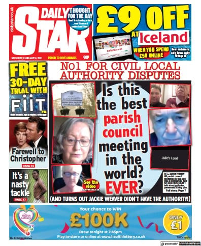 Daily Star Newspaper Front Page for 6 February 2021