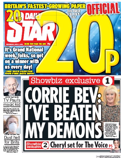 Daily Star Newspaper Front Page for 6 April 2016