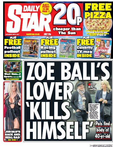 Daily Star Newspaper Front Page for 6 May 2017