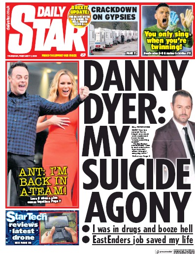 Daily Star Newspaper Front Page for 7 February 2019