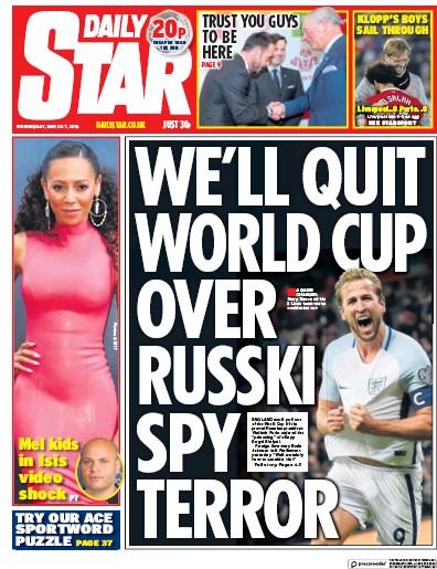 Daily Star Newspaper Front Page for 7 March 2018