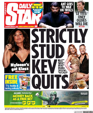 Daily Star Newspaper Front Page for 7 March 2020