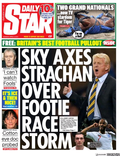Daily Star Newspaper Front Page for 8 April 2019