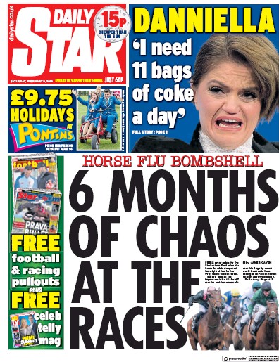 Daily Star Newspaper Front Page for 9 February 2019