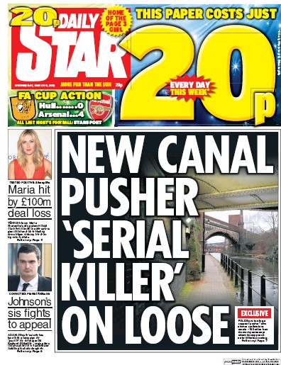 Daily Star Newspaper Front Page for 9 March 2016