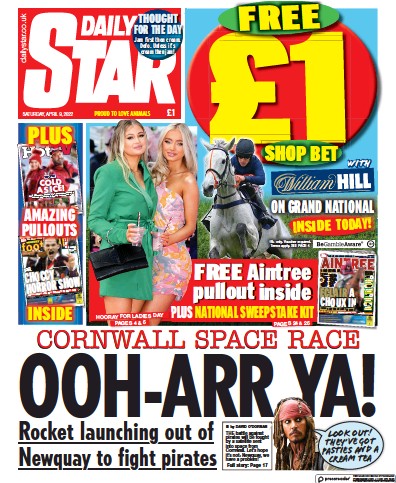 Daily Star Newspaper Front Page for 9 April 2022