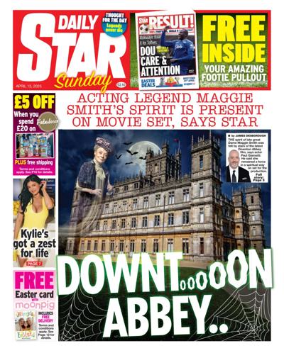 Daily Star Sunday Newspaper Front Page for 13 April 2025