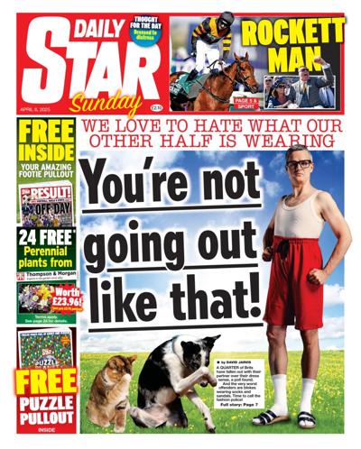 Daily Star Sunday Newspaper Front Page for 6 April 2025