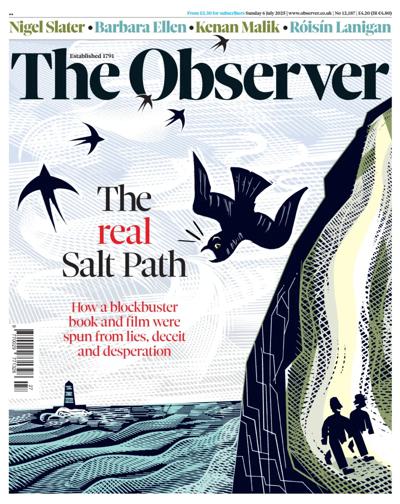 The Observer (UK) Newspaper Front Page for 6 July 2025